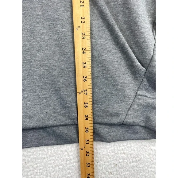 Nike Men's Size XL Gray Dri-FIT Pullover Hoodie Swoosh Activewear Sweatshirt - Picture 4 of 13